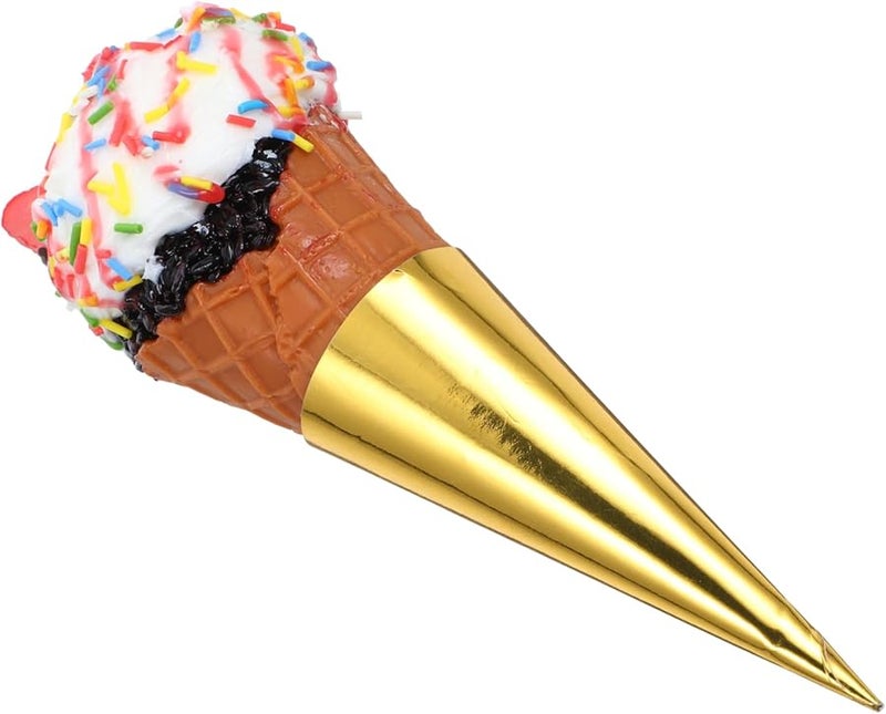 Lifelike Fake Ice Cream Cone Display Prop For Shop Decoration And Photography - Image 1